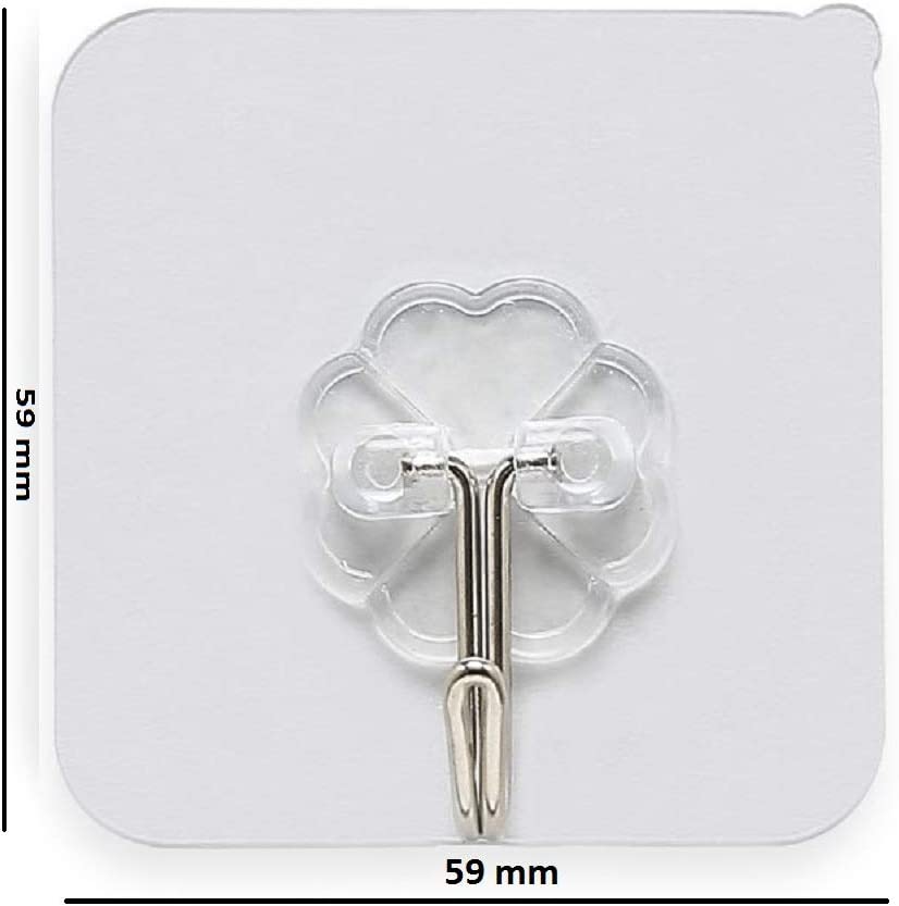 10pcs Over The Door Hooks Plastic White Hanging Clothes Towel