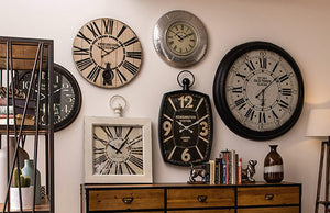 Enhance the look of your room with our new collection of Clocks