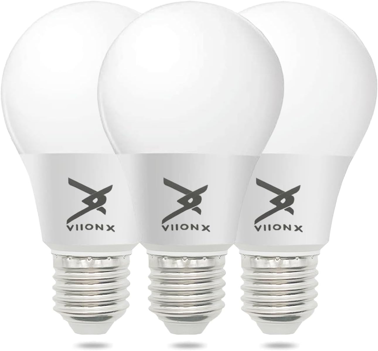 VIIONX Screw Bulb – Non-Dimmable, 8.5W Equivalent to 60W, Warm White 2700K LED Bulbs, 806 Lumens Edison LED Light Bulb, Energy-Saving E27 Bulbs for Lamps,