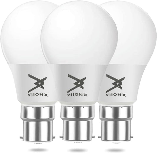 &nbsp;VIIONX Bayonet Light Bulb, 60W Equivalent, Warm White 2700K, 8.5W 806lm B22 LED Bulb, Energy Saving Lightbulbs, Non-dimmable.