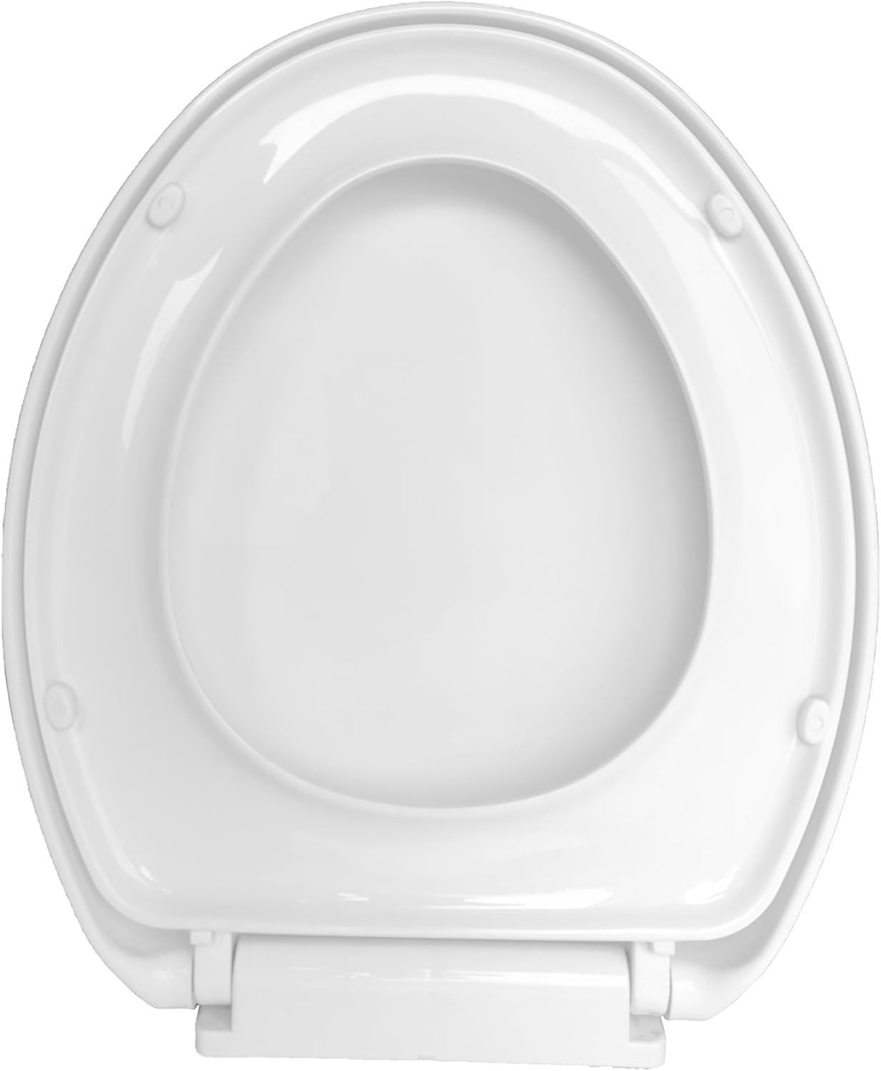 Oval Shape Toilet Seat Soft Close with Quick-Release and Top Fixing Installation