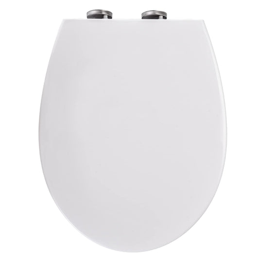 Oval Shape Toilet Seat Soft Close - Easy Top Fixing With Adjustable Hinges