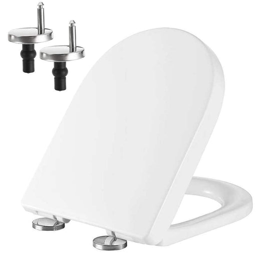 D-Shape Toilet Seat Soft Close Quick Release "UF" (Urea-Formaldehyde)