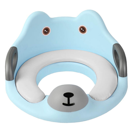 Toddlers Toilet Seat - Potty Training Seat for Kids, Toilet Trainer Ring for Boys or Girls (Blue)