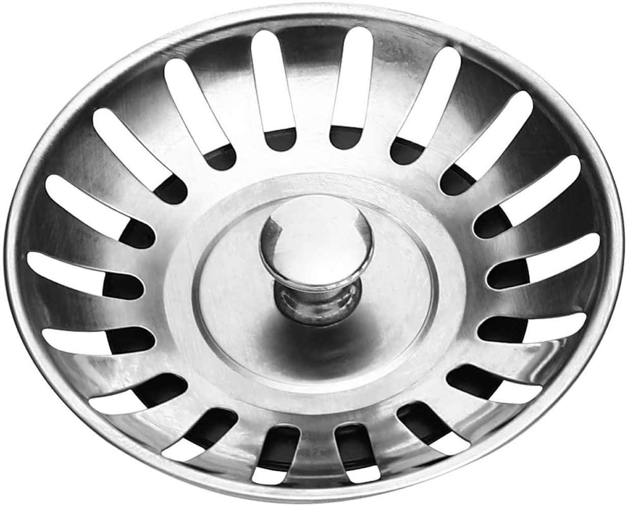 Kitchen Sink Strainer Plug, Dual Function Basket Strainer, Diameter: 78mm