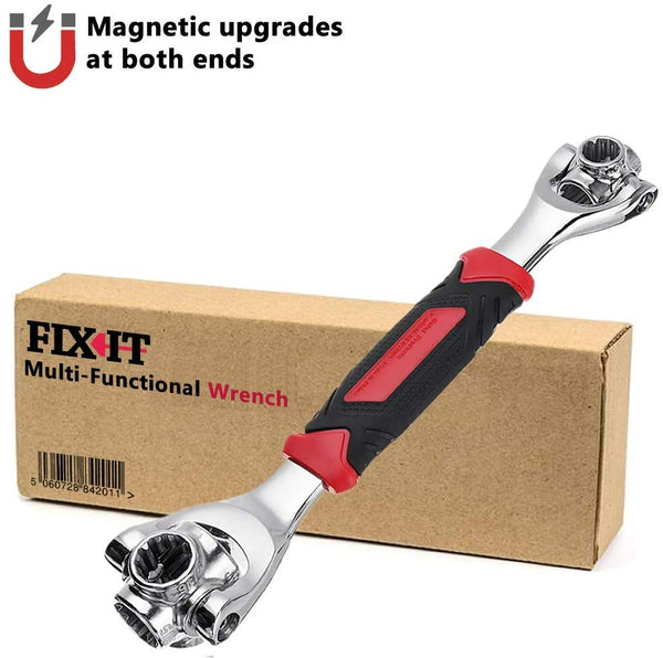 FIX-IT Gifts for Men Universal Socket Wrench: Multifunction Socket Wrenches Tool Mens Gifts for Dad Gifts for Men Who Have Everything, Birthday Gifts for Men Gadgets for Men, Christmas Gifts for Him