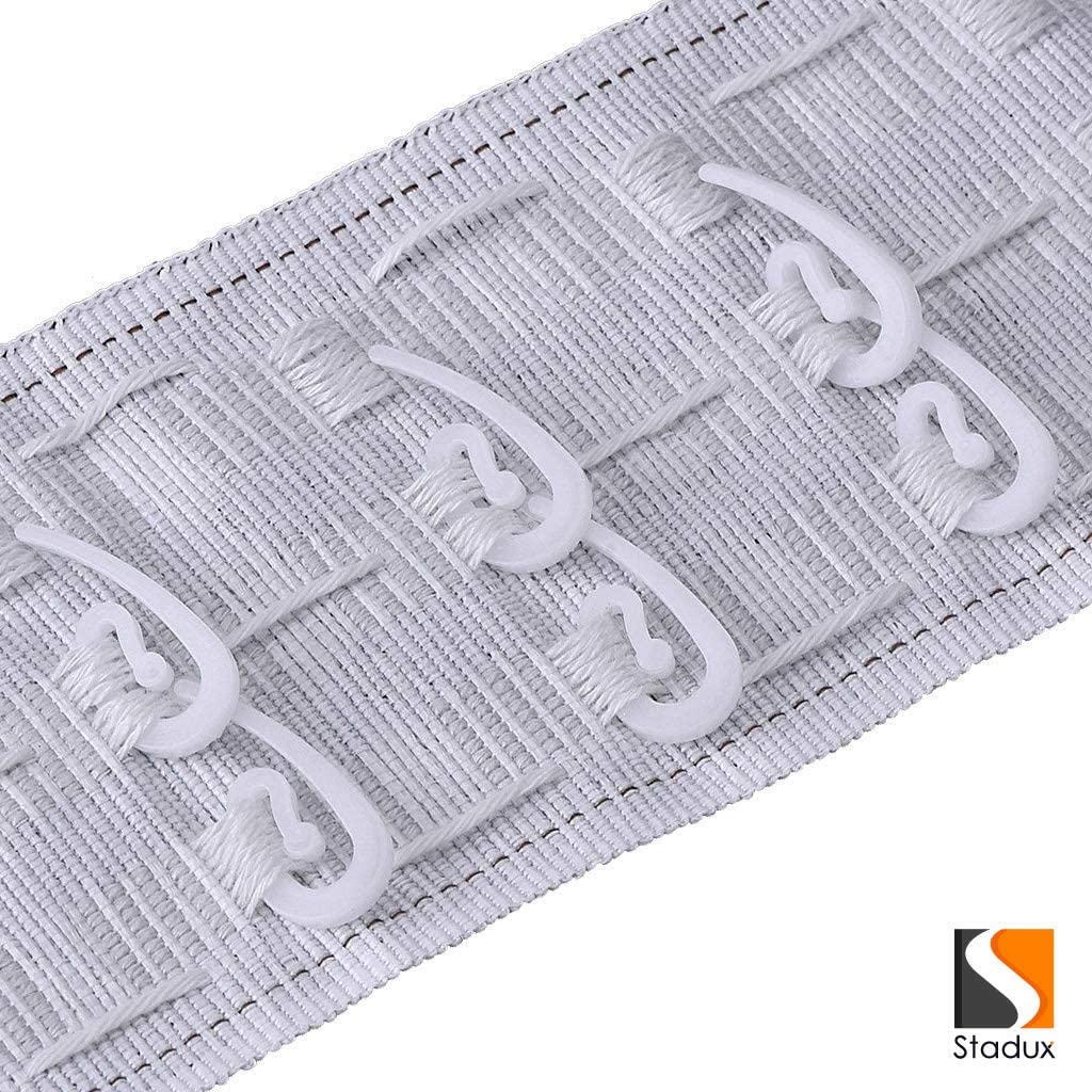 White Plastic Curtain Hooks, 10 pc pack – Interior Textiles Wellmira
