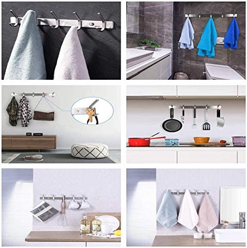 Rucae Wall Mounted Coat Hooks - Bathroom Towel Coat Hooks